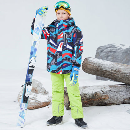 Kids' Ski Suit Set - Waterproof & Warm Winter Snow Outfit-HX57