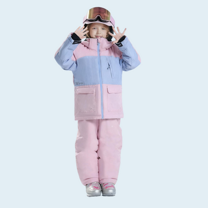 -30 Degree Children's Skiing Wear,Boys Girls Ski Suit