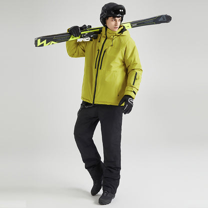 Men's Ski Suit - Premium Waterproof & Windproof Snow Coat for Winter Sports