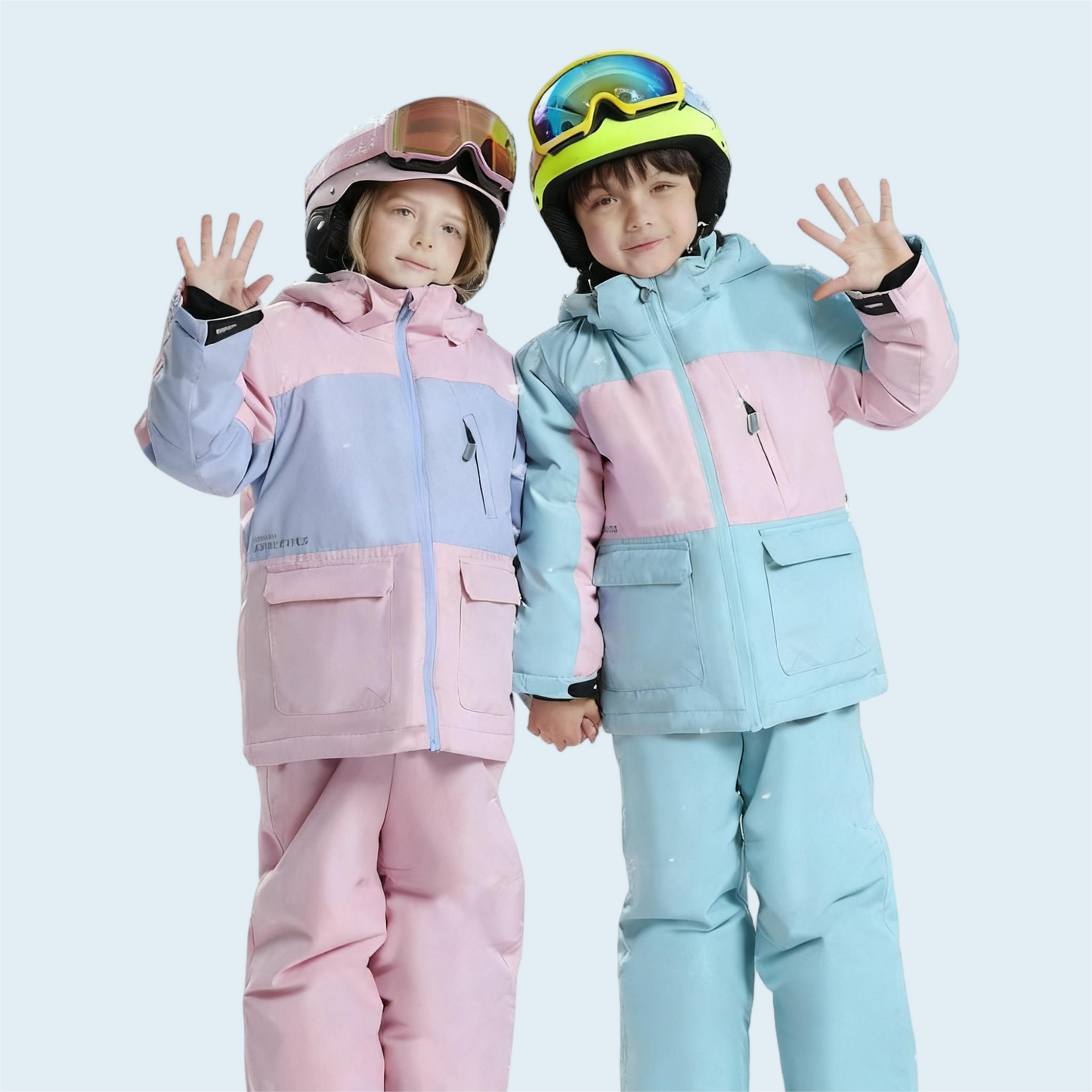 -30 Degree Children's Skiing Wear,Boys Girls Ski Suit