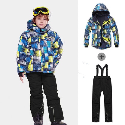 Kids' Ski Suit Set - Waterproof, Warm & Stylish Outfit for Young Ski Enthusiasts