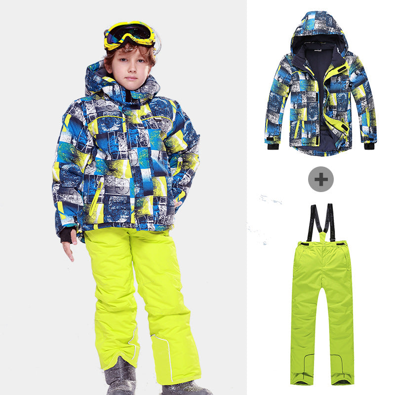 Kids' Ski Suit Set - Waterproof, Warm & Stylish Outfit for Young Ski Enthusiasts