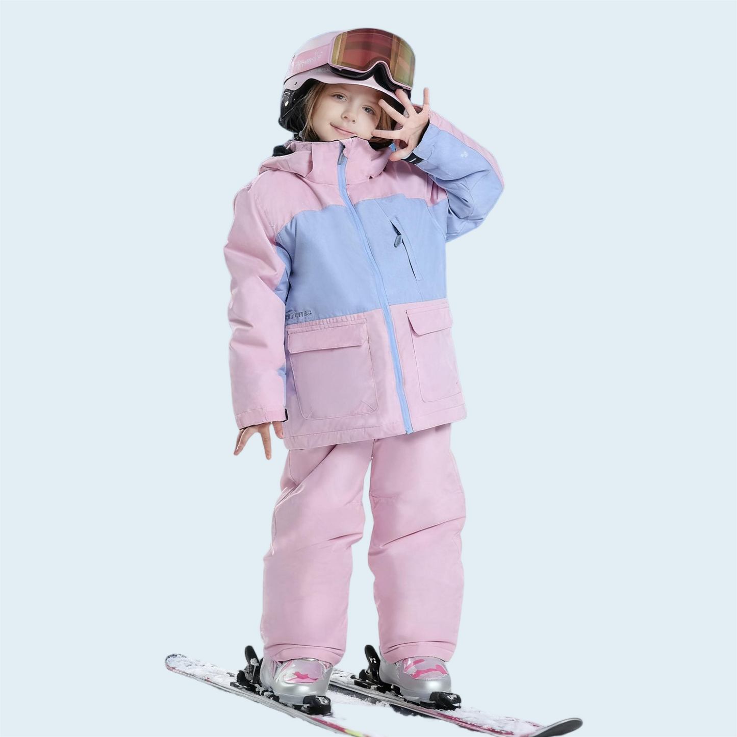 -30 Degree Children's Skiing Wear,Boys Girls Ski Suit
