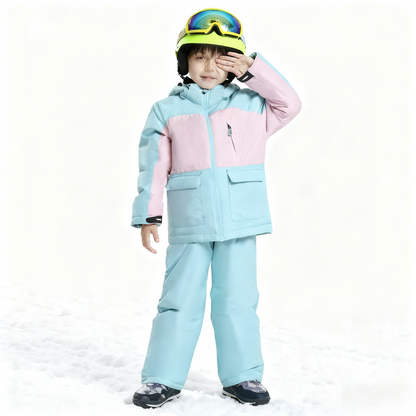 -30 Degree Children's Skiing Wear,Boys Girls Ski Suit