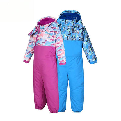 Baby Kids Cute Ski Jumpsuit One Piece Snowsuits
