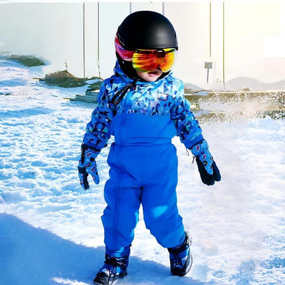 Baby Kids Cute Ski Jumpsuit One Piece Snowsuits