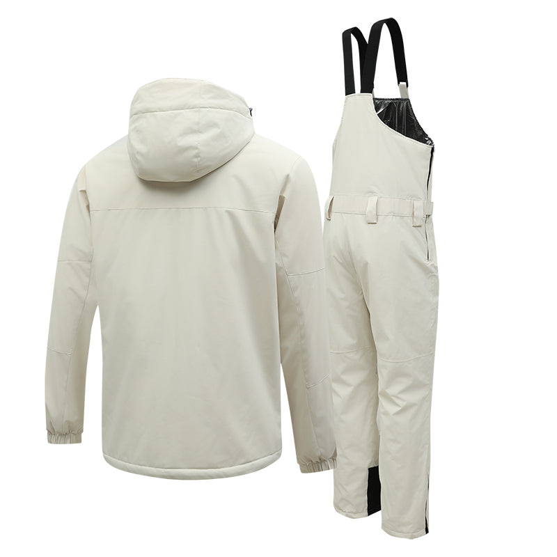 Men's Ski Jacket and Bib Pants Set ，Men's Skisuit