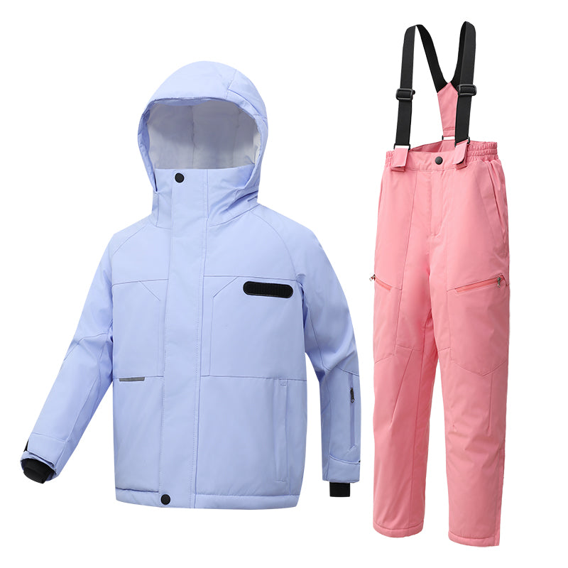 2-Piece Toddler Snow Suit, Baby Snowsuit, Infant Snowsuit Toddler Girl Boy Snowsuit, Kids Winter Coat Snow Pant