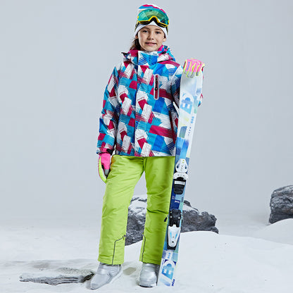 Kids' Ski Suit Set - Waterproof, Warm & Stylish Outfit for Young Ski Enthusiasts