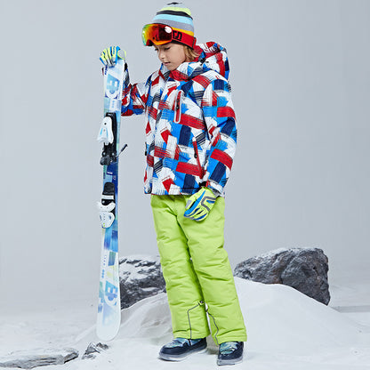 Kids' Ski Suit Set - Waterproof, Warm & Stylish Outfit for Young Ski Enthusiasts