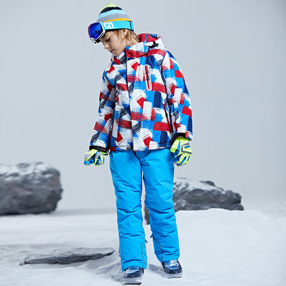 Kids' Ski Suit Set - Waterproof, Warm & Stylish Outfit for Young Ski Enthusiasts