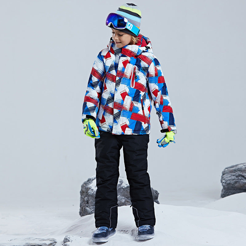 Kids' Ski Suit Set - Waterproof, Warm & Stylish Outfit for Young Ski Enthusiasts