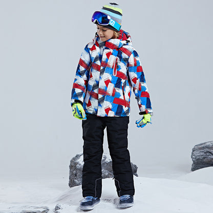 Kids' Ski Suit Set - Waterproof, Warm & Stylish Outfit for Young Ski Enthusiasts
