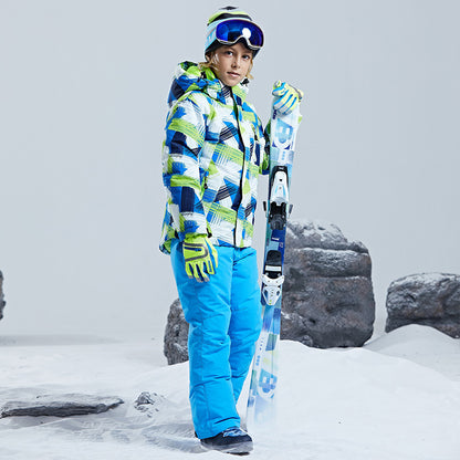 Kids' Ski Suit Set - Waterproof, Warm & Stylish Outfit for Young Ski Enthusiasts