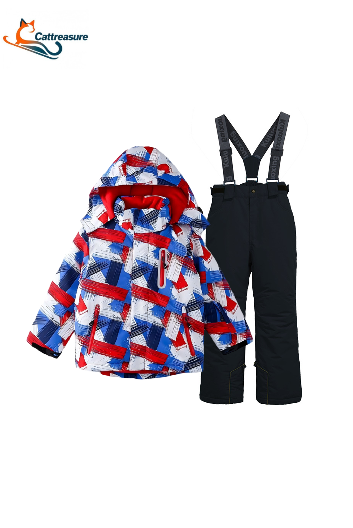 Kids' Ski Suit Set - Waterproof, Warm & Stylish Outfit for Young Ski Enthusiasts
