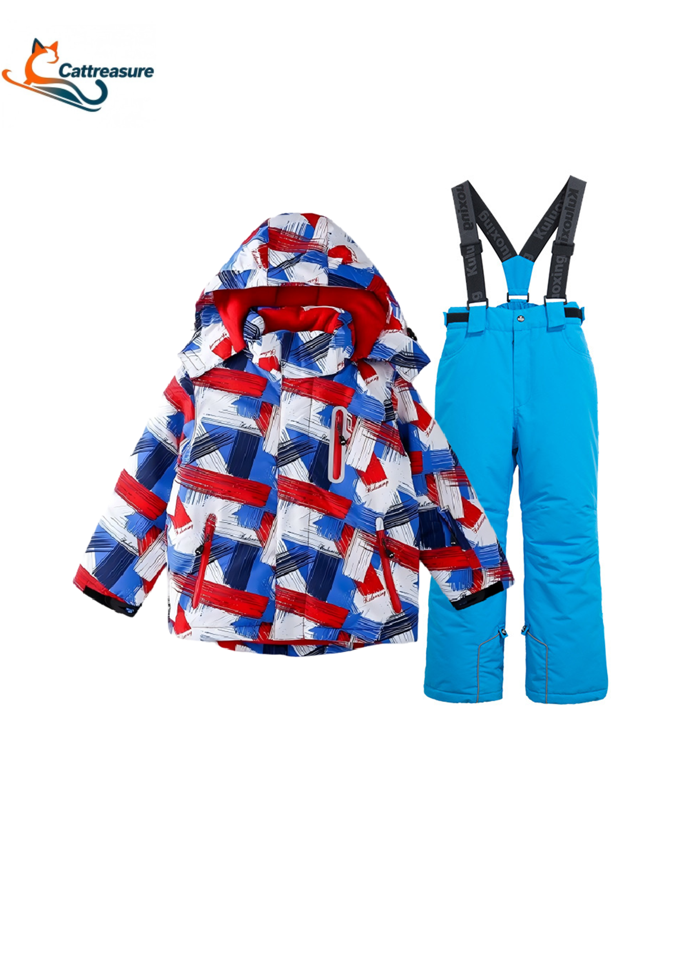 Kids' Ski Suit Set - Waterproof, Warm & Stylish Outfit for Young Ski Enthusiasts