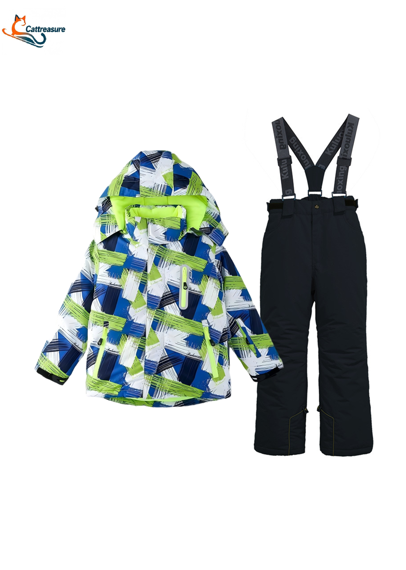 Kids' Ski Suit Set - Waterproof, Warm & Stylish Outfit for Young Ski Enthusiasts