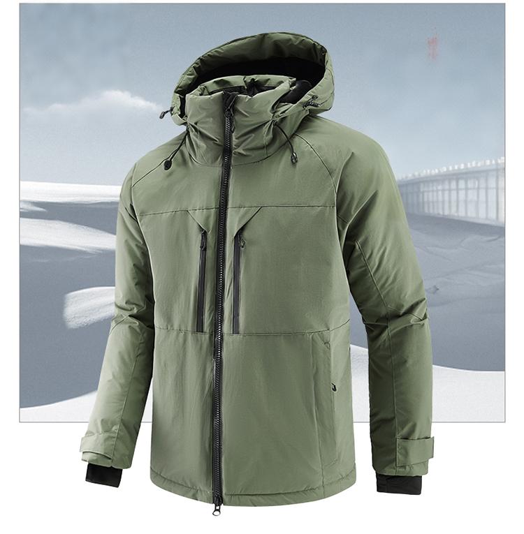 Men's Ski Suit - Premium Waterproof & Windproof Snow Coat for Winter Sports-green