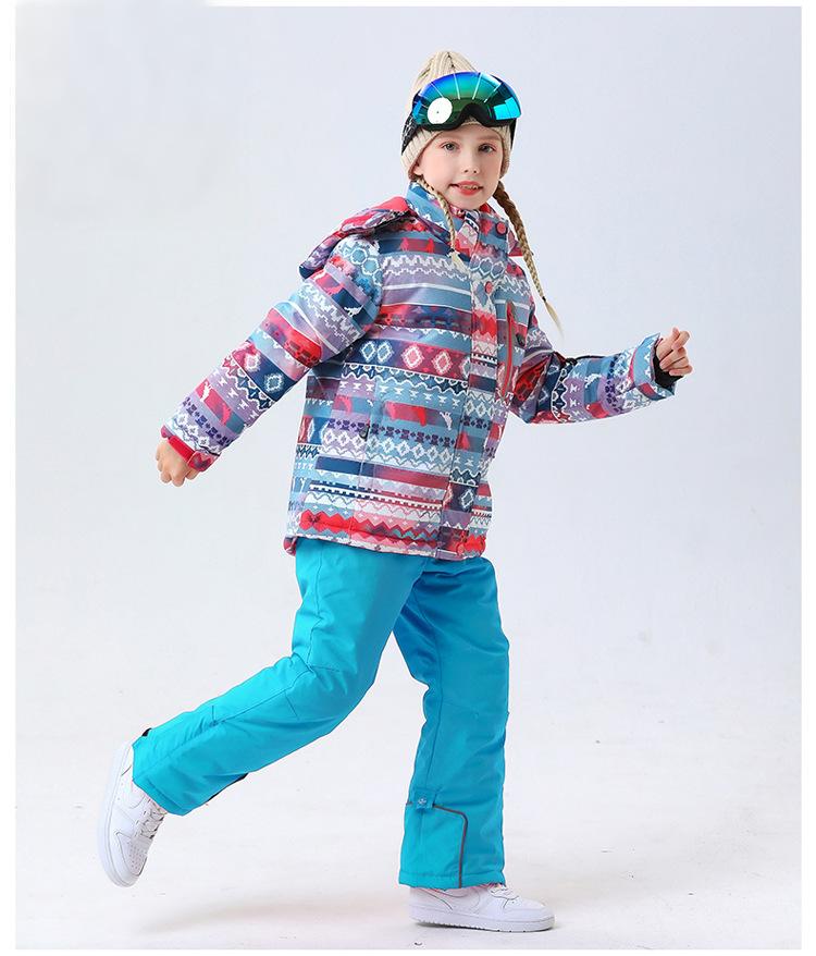 Kids' Ski Suit Set - Waterproof & Warm Winter Snow Outfit-HX54
