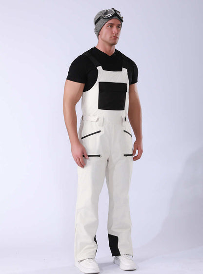 Men's Ski Jacket and Bib Pants Set ，Men's Skisuit