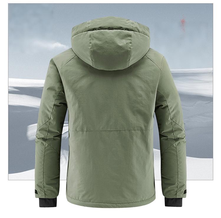 Men's Ski Suit - Premium Waterproof & Windproof Snow Coat for Winter Sports-green